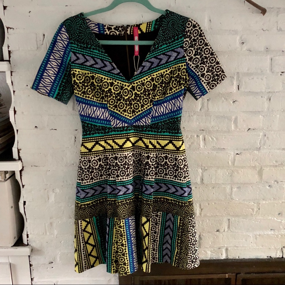 NWT Anthropologie Tracey Reese tribal dress sz 2